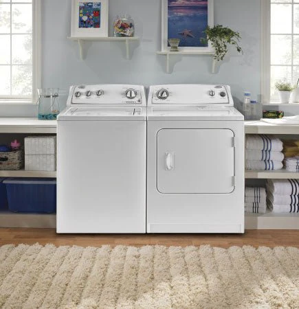 Whirlpool direct-drive washer and dryer set