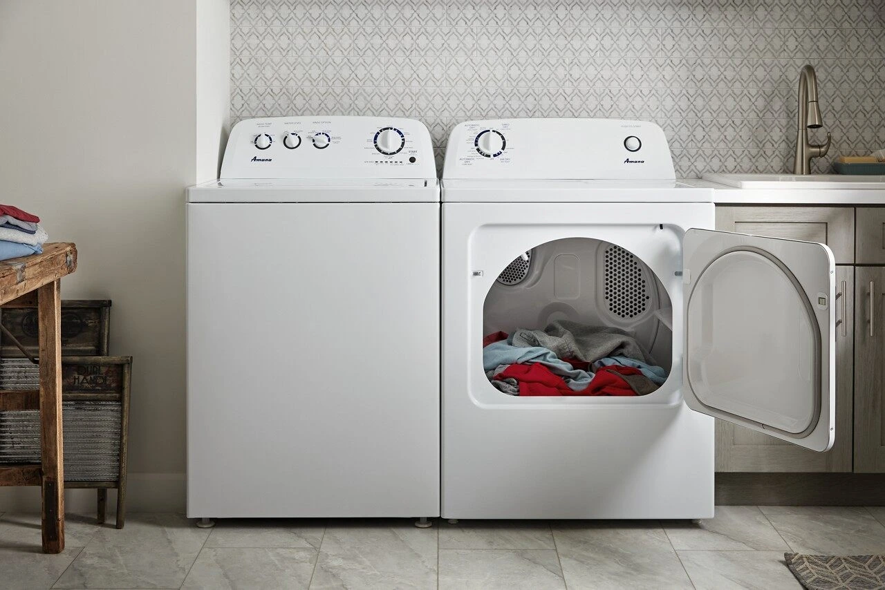 Amana direct-drive washer and dryer set